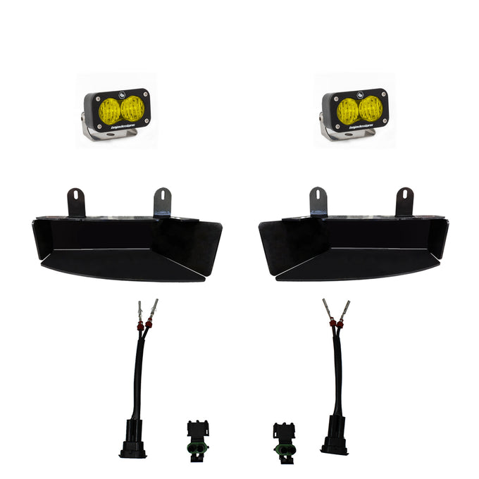S2 Sport Fog Pocket Light Kit <br> 19-25 Ram 2500 3500