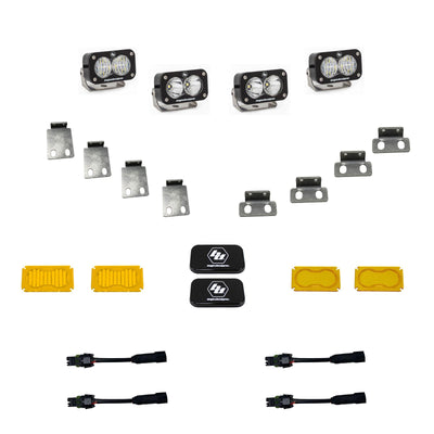 S2 Pro Dual Fog Pocket Light Kit <br> 21-25 Ford F-150