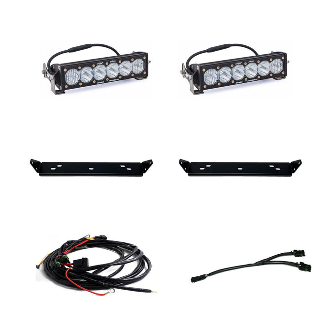 OnX6 Behind Grill Kit -10in. Amber D/C <br> 21-25 Ford F-150