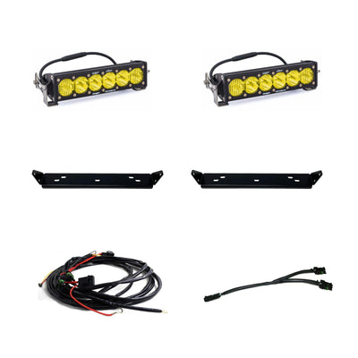 OnX6 Behind Grill Kit -10in. Amber D/C <br> 21-25 Ford F-150