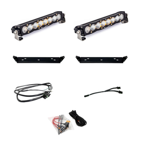 S8 10 Inch Dual Behind Grille Light Bar Kit <br> 21-25 Ford F-150