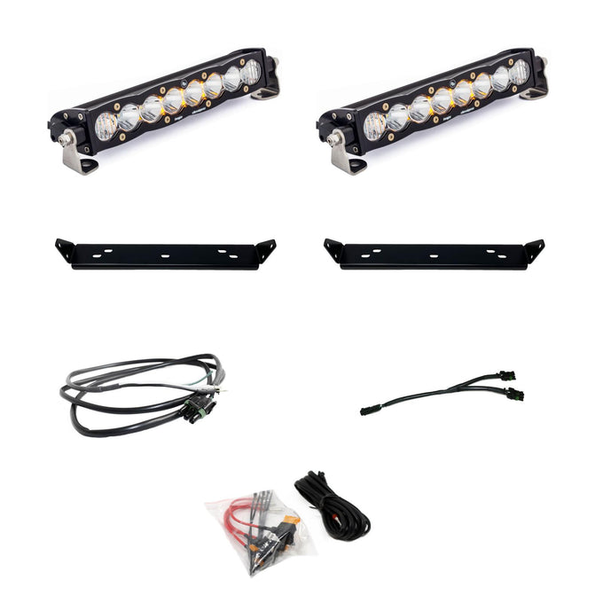 S8 10 Inch Dual Behind Grille Light Bar Kit <br> 21-25 Ford F-150
