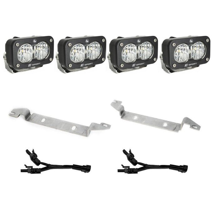 S2 Sport Dual Fog Pocket Light Kit <br> 22-24 Toyota Tundra