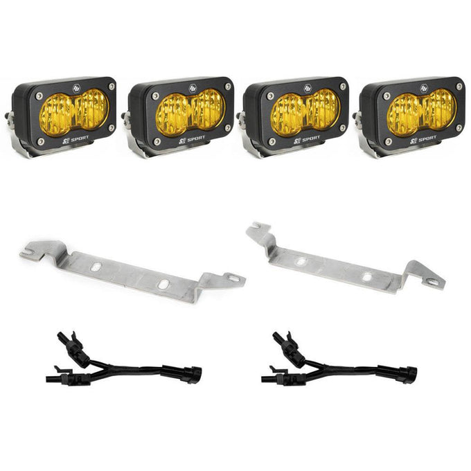 S2 Sport Dual Fog Pocket Light Kit <br> 22-24 Toyota Tundra