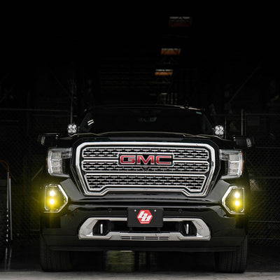 S1 Dual Fog Pocket Light Kit <br> 19-22 GMC Sierra 1500