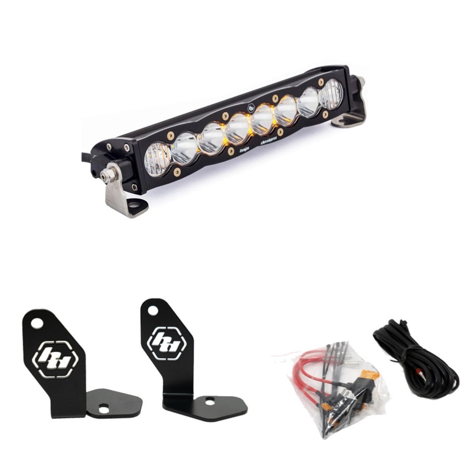 Pro R S8 10in Hood Mount Kit <br> 22-24 Polaris RZR Pro R Series