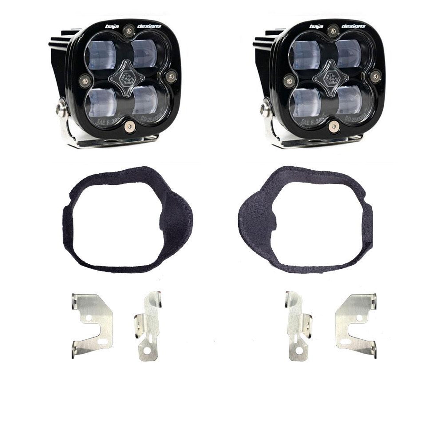 Mercedes Squadron SAE Fog Pocket Light Kit <br> 14-18 Mercedes-Benz Sprinter 2500 3500