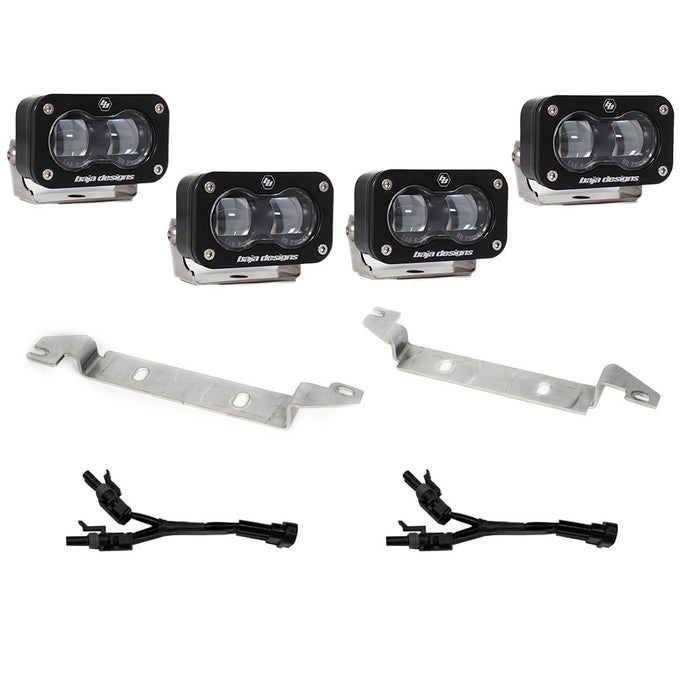 S2 SAE OEM Fog Light Replacement Kit <br> 22-24 Toyota Tundra