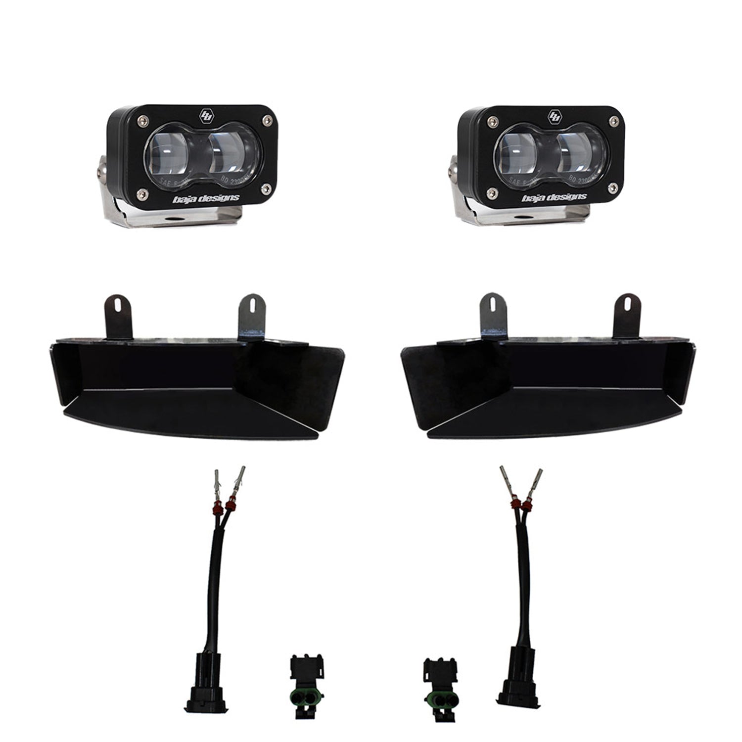 Dodge, Ram S2 SAE Fog Pocket Light Kit <br> 19-25 Ram 2500 3500