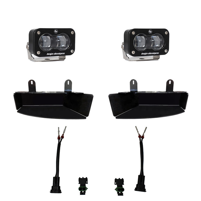 Dodge, Ram S2 SAE Fog Pocket Light Kit <br> 19-25 Ram 2500 3500