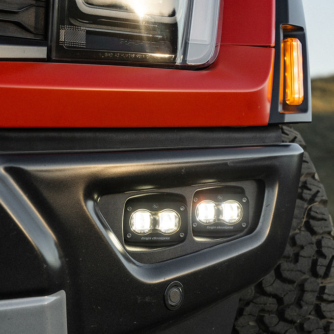 S2 SAE Dual Fog Pocket Kit <br> 21-25 Ford F-150
