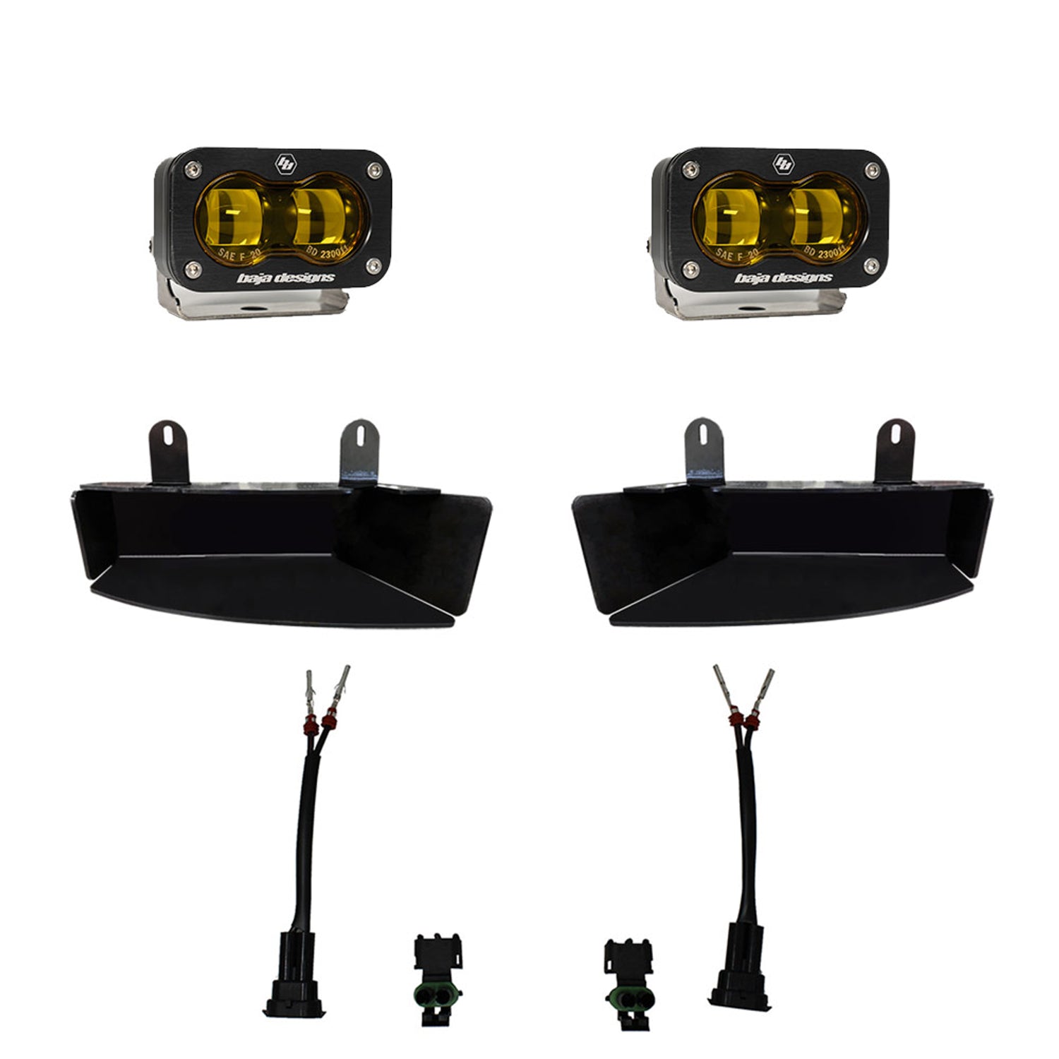 S2 SAE Fog Pocket Light Kit <br> 19-25 Ram 2500 3500