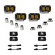S2 SAE Dual Fog Pocket Light Kit - Amber <br> 21-25 Ford F-150