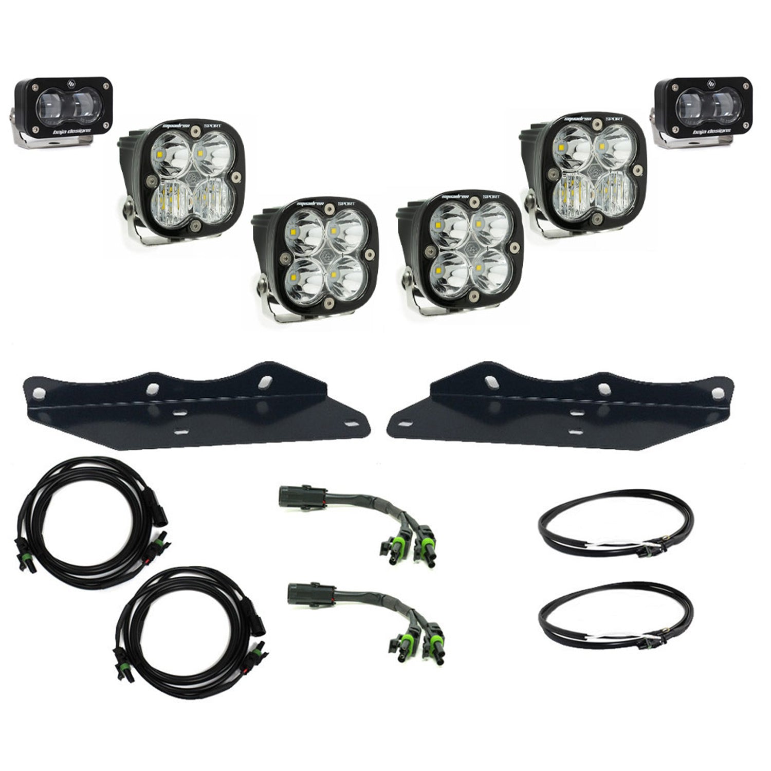 S2 SAE Sportsmen Fog Pocket Kit <br> 17-20 Ford F-150