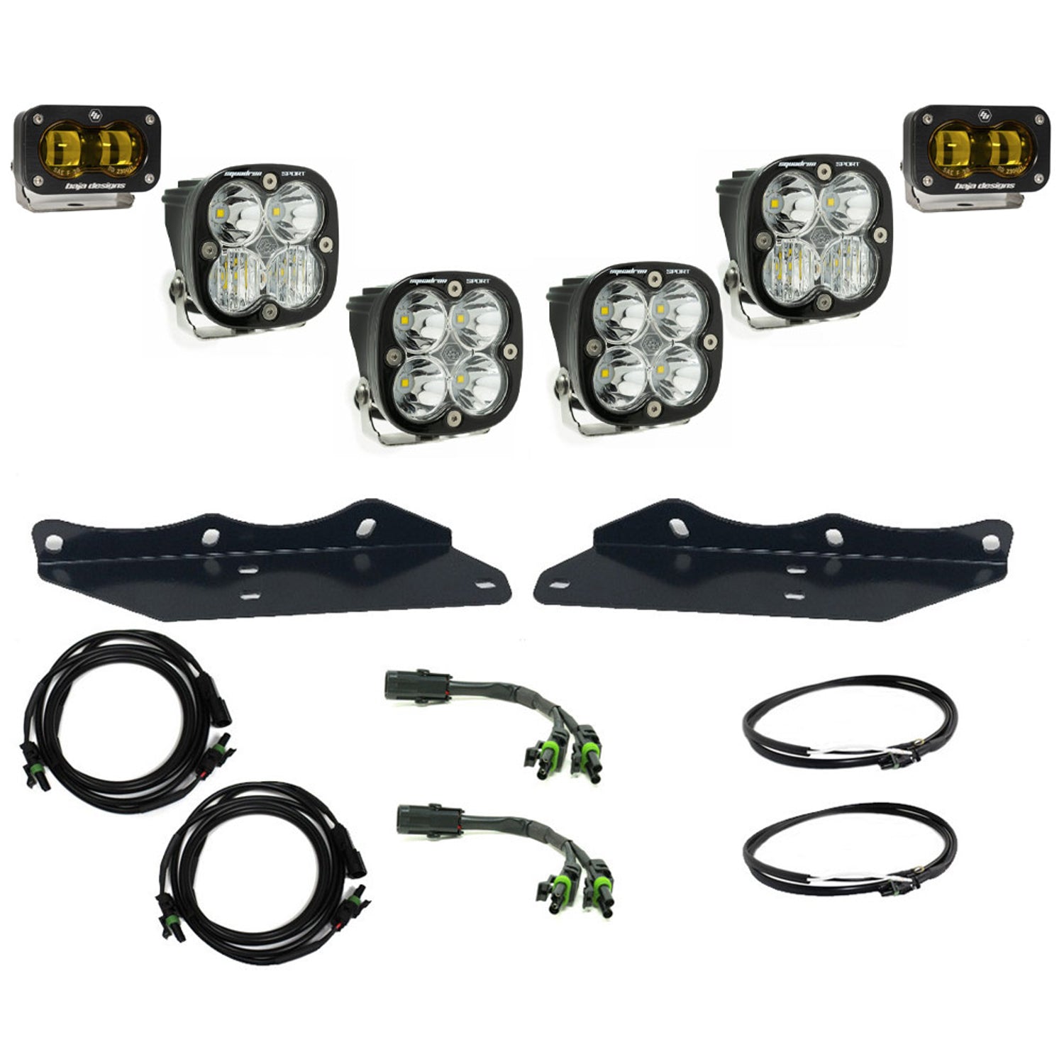 S2 SAE Sportsmen Fog Pocket Kit <br> 17-20 Ford F-150