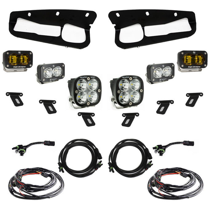 S2 SAE Sportsmen Fog Pocket Light Kit <br> 21-25 Ford Bronco