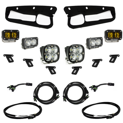 S2 SAE Sportsmen Fog Pkt Light Kit w/Upfitter <br> 21-25 Ford Bronco