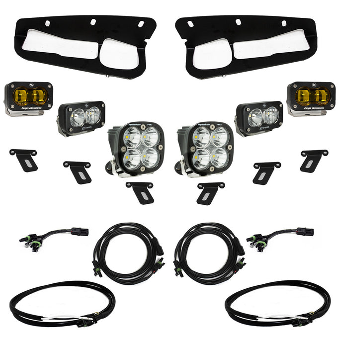 S2 SAE Pro Fog Pocket Light Kit <br> 21-25 Ford Bronco