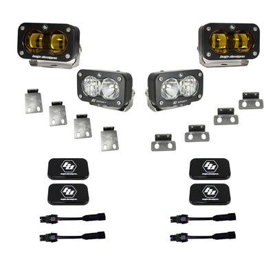 S2 SAE/S2 Sport Fog Pocket Kit <br> 21-25 Ford F-150 Bronco