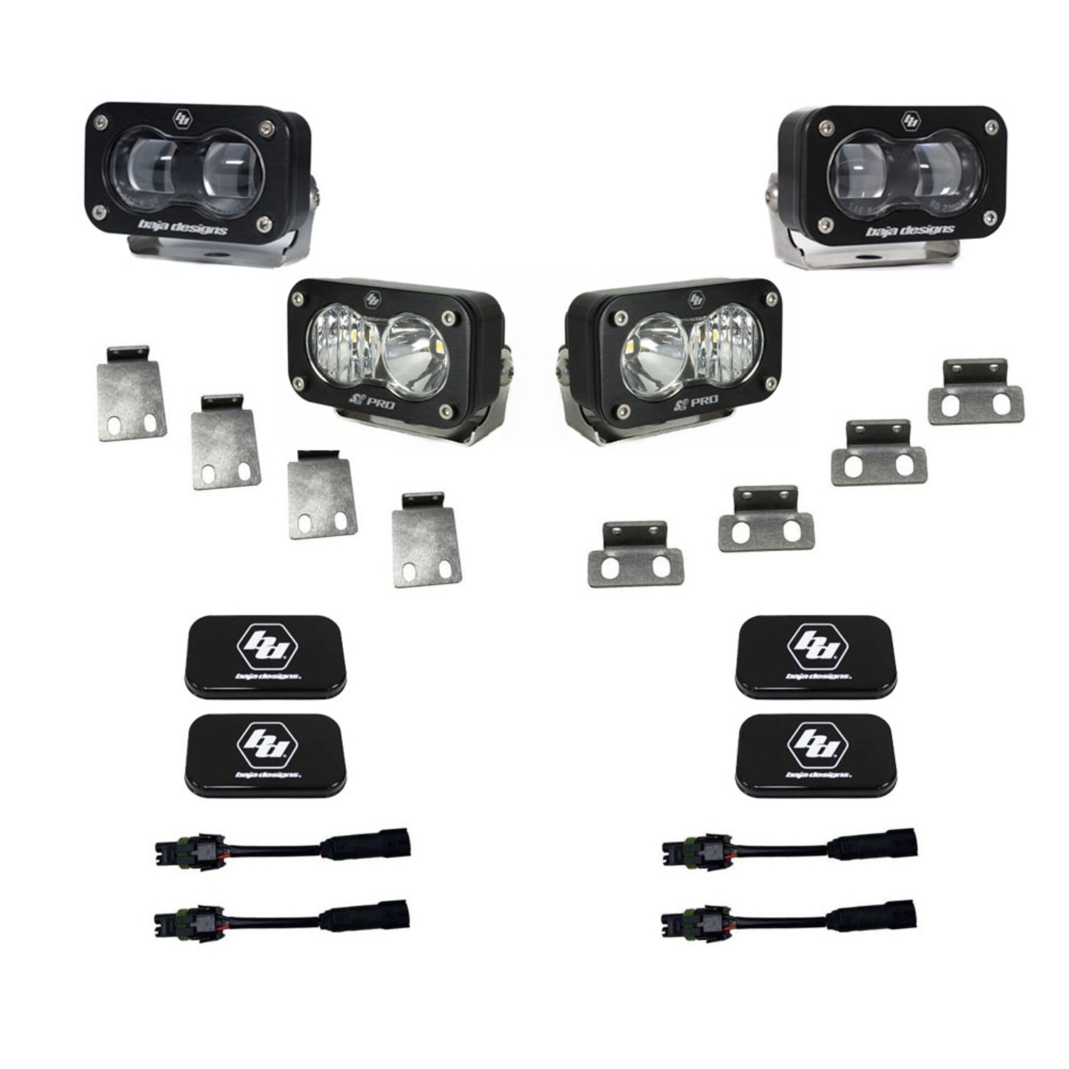 S2 SAE/S2 Pro Fog Pocket Kit <br> 21-25 Ford F-150 Bronco