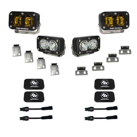 S2 SAE/S2 Pro Fog Pocket Kit <br> 21-25 Ford F-150 Bronco