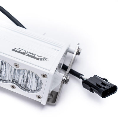 OnX6+ White Straight LED Light Bar <br> Length 10in X Depth 4.29in X Height 2.69in