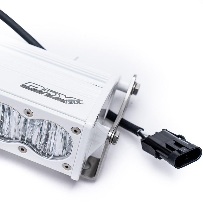 OnX6+ White Straight LED Light Bar <br> Length 10in X Depth 4.29in X Height 2.69in