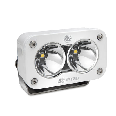 S2 Pro Spot Pattern White LED Light Pod <br> Length 2.93in X Depth 1.68in X Height 1.76in