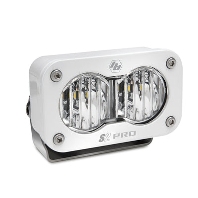 S2 Pro Wide Cornering White LED Pod <br> Length 2.93in X Depth 1.68in X Height 1.76in