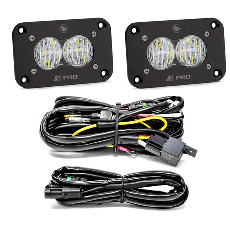 S2 Pro Wide Cornering LED Light Pod <br> Length 2.93in X Depth 1.68in X Height 1.76in