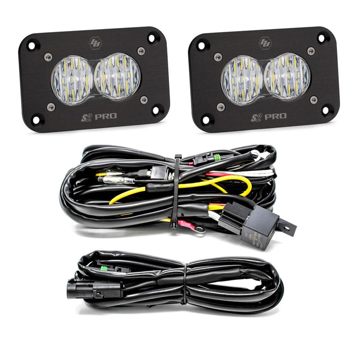 S2 Pro Wide Cornering LED Light Pod <br> Length 2.93in X Depth 1.68in X Height 1.76in