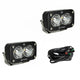 S2 Pro Series LED Light Pods Spot Pattern <br> Length 2.93in X Depth 1.68in X Height 1.76in