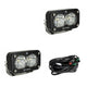 S2 Pro Series LED Light Pods Wide Cornering Pattern <br> Length 2.93in X Depth 1.68in X Height 1.76in