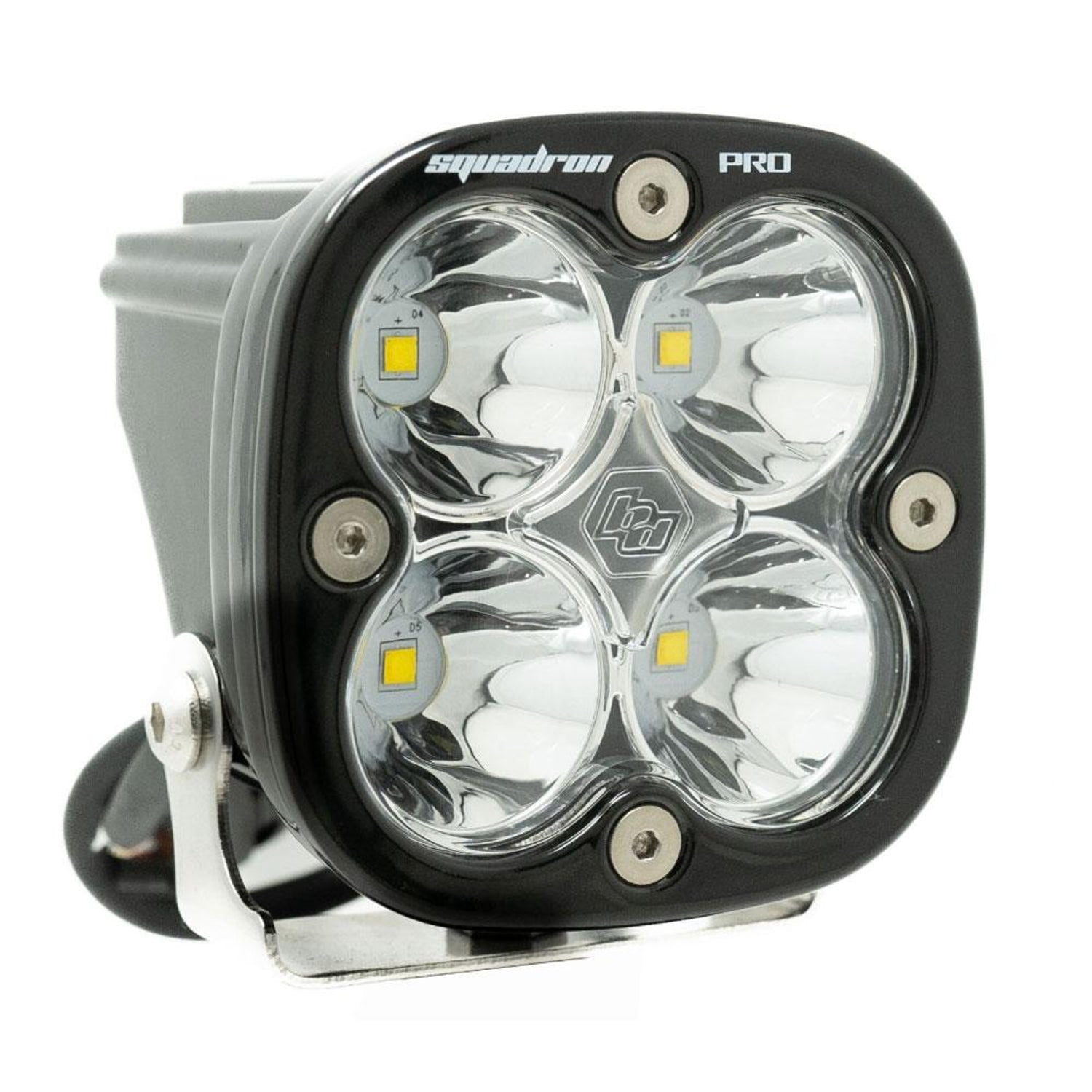 Squadron Pro Spot Pattern Black LED Light Pod <br> Length 3.07in X Depth 2.77in X Height 3.07in