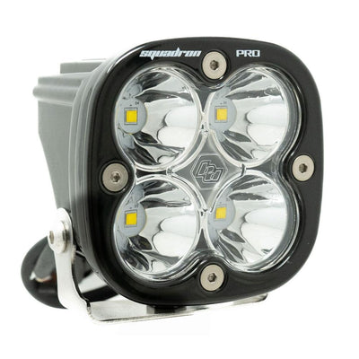 Squadron Pro Spot Pattern Black LED Light Pod <br> Length 3.07in X Depth 2.77in X Height 3.07in