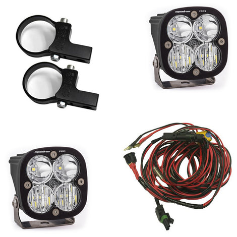 Squadron Pro LED Light Pods Kit w/1.75in Harness <br> Length 3.07in X Depth 2.77in X Height 3.07in