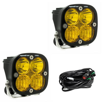 Squadron Pro Driving Combo Pair LED Light Pod <br> Length 3.07in X Depth 2.77in X Height 3.07in