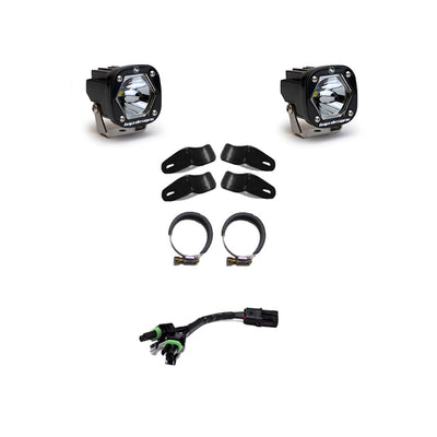 S1 Universal Moto Kit Spot w/EFI Baja Desgins <br> Length 2.1in X Depth 2.1in X Height 2.1in
