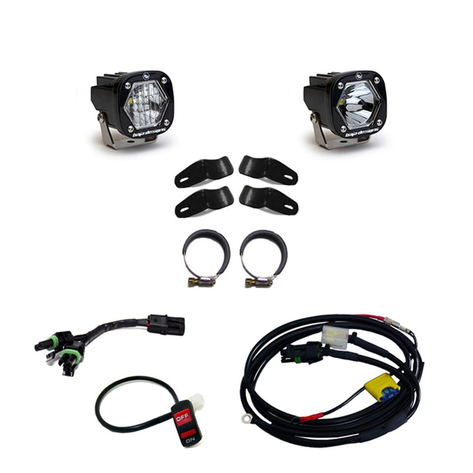 Moto S1 Auxiliary Light Kit <br> Length 2.1in X Depth 2.1in X Height 2.1in