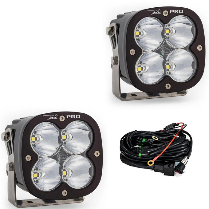 XL Pro LED Auxiliary Light Pod Pair <br> Length 4.43in X Depth 3.65in X Height 4.43in