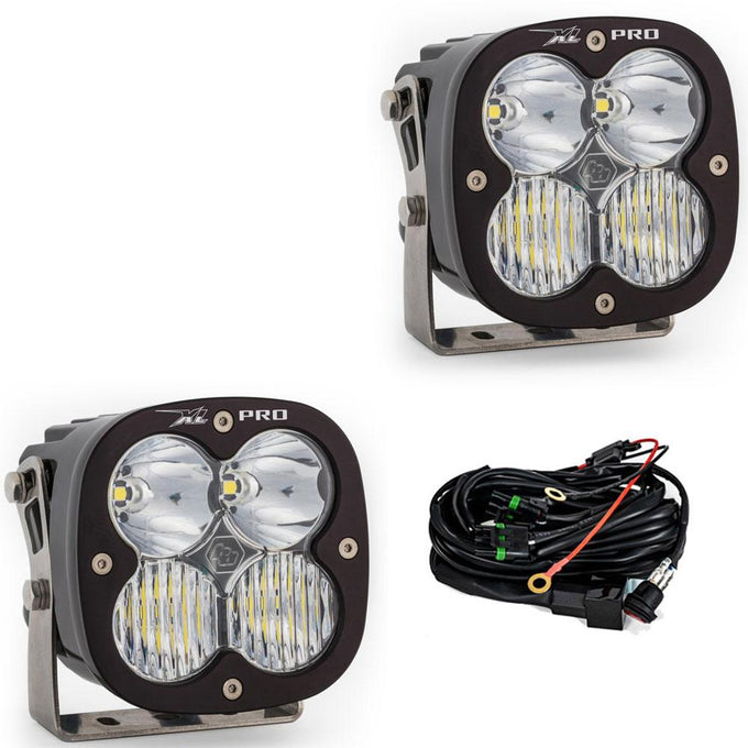 XL Pro LED Auxiliary Light Pod Pair <br> Length 4.43in X Depth 3.65in X Height 4.43in