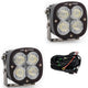 XL Pro LED Auxiliary Light Pod Pair <br> Length 4.43in X Depth 3.65in X Height 4.43in