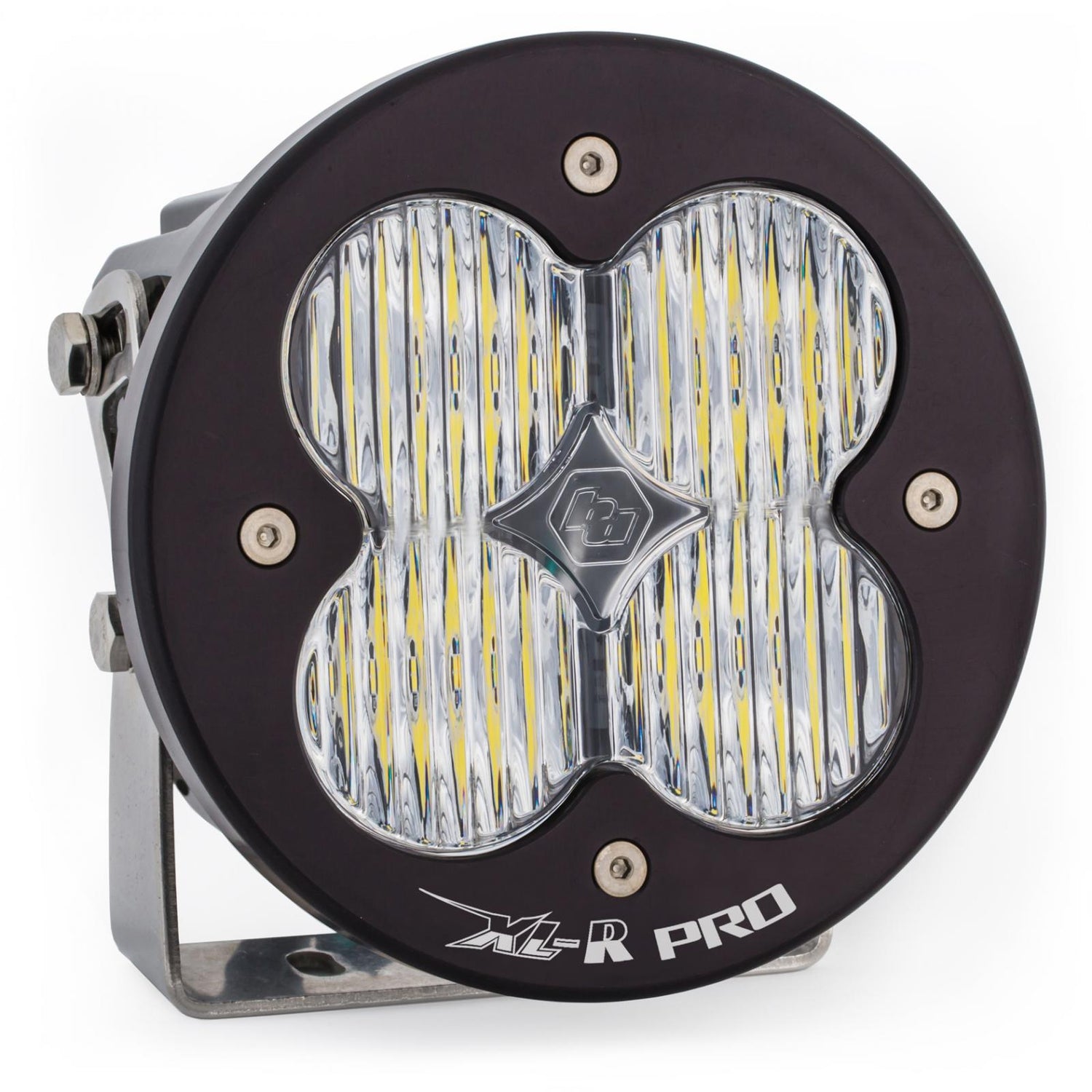 XL R Pro Spot Wide Cornering LED Light Pod <br> Length 5.24in X Depth 3.65in X Height 5.24in