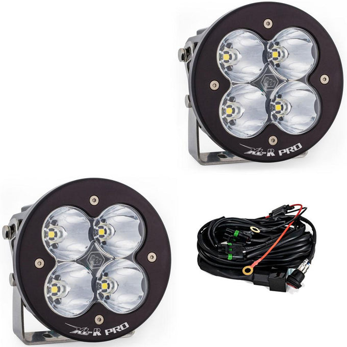 XL-R Pro LED Auxiliary Light Pod Pair <br> Length 5.24in X Depth 3.65in X Height 5.24in