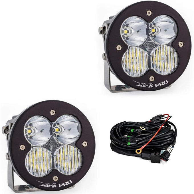 XL-R Pro LED Auxiliary Light Pod Pair <br> Length 5.24in X Depth 3.65in X Height 5.24in
