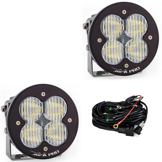 XL-R Pro LED Auxiliary Light Pod Pair <br> Length 5.24in X Depth 3.65in X Height 5.24in