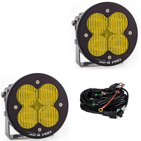 XL-R Pro LED Auxiliary Light Pod Pair <br> Length 5.24in X Depth 3.65in X Height 5.24in