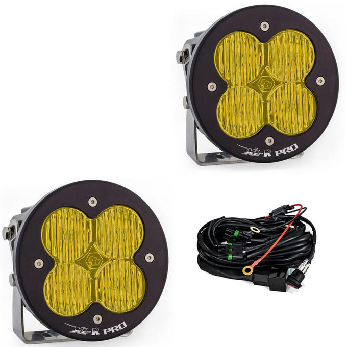 XL-R Pro LED Auxiliary Light Pod Pair <br> Length 5.24in X Depth 3.65in X Height 5.24in