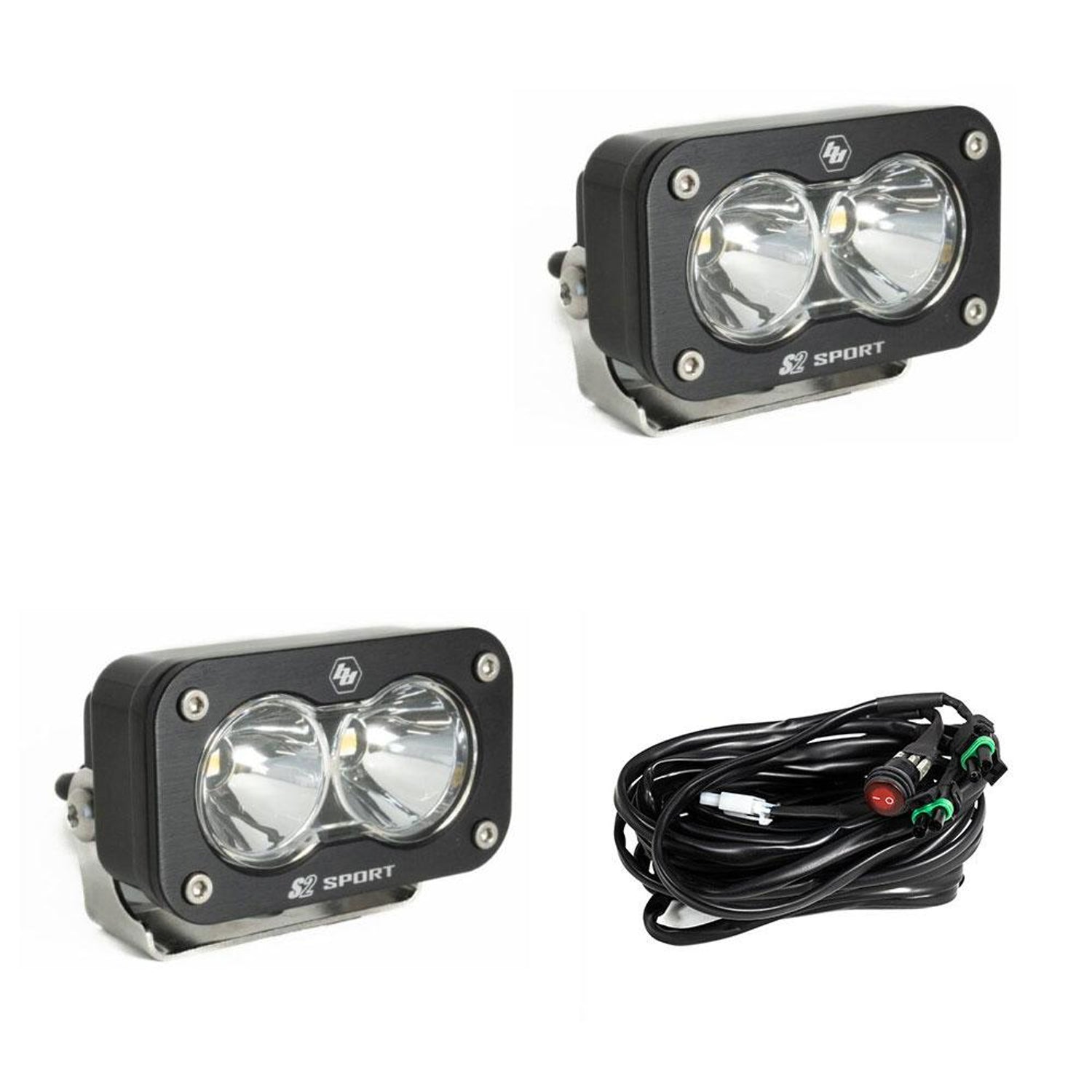 S2 Sport Spot Pattern LED Work Light <br> Length 2.93in X Depth 1.68in X Height 1.76in