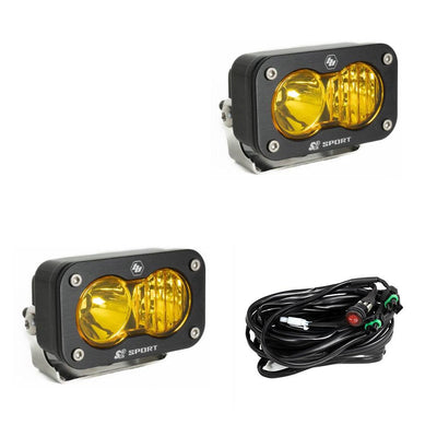 S2 Sport Driving Combo LED Light Pod <br> Length 2.93in X Depth 1.68in X Height 1.76in